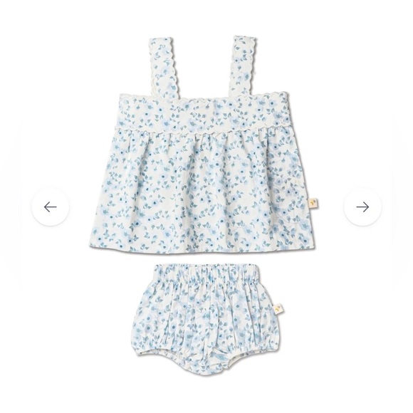 Make make organics blue vines scalloped set 18/24 - Picture 2 of 6